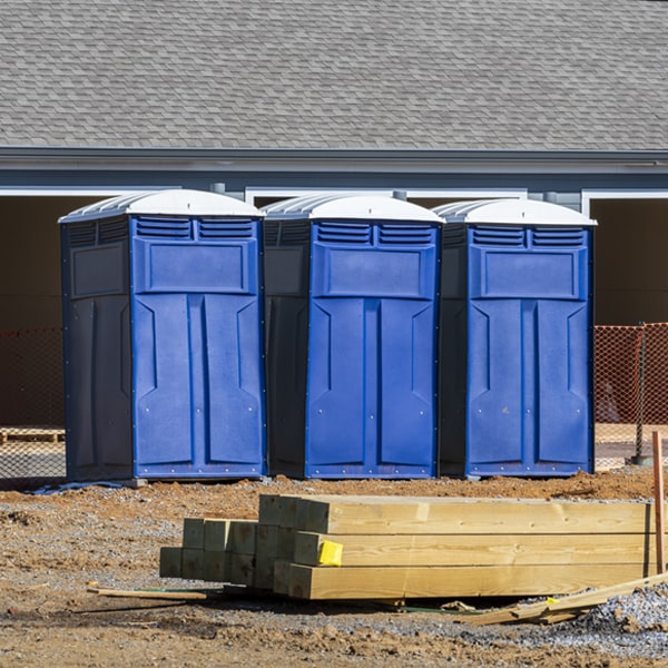 are there any restrictions on where i can place the porta potties during my rental period in Westport California